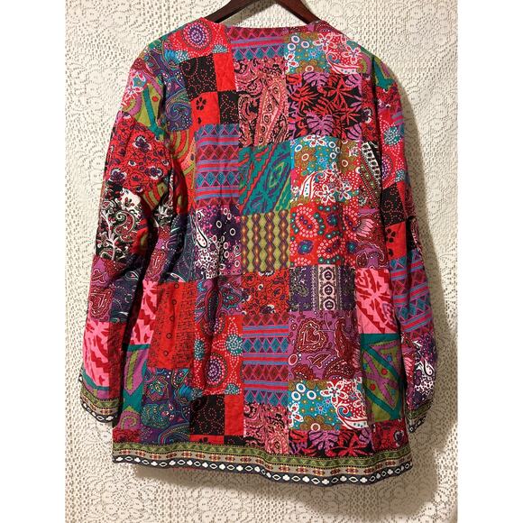 O-nelue Multi-color Jacket/Blazer Women’s 4XL, boho, Cultural Hippie - Picture 6 of 9